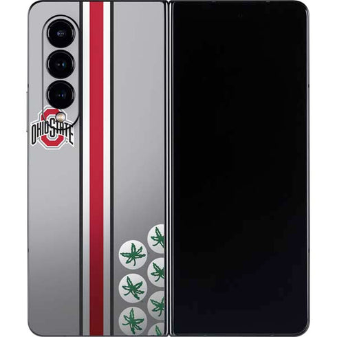 Ohio State University Buckeyes Galaxy Z Fold4 5G Skin